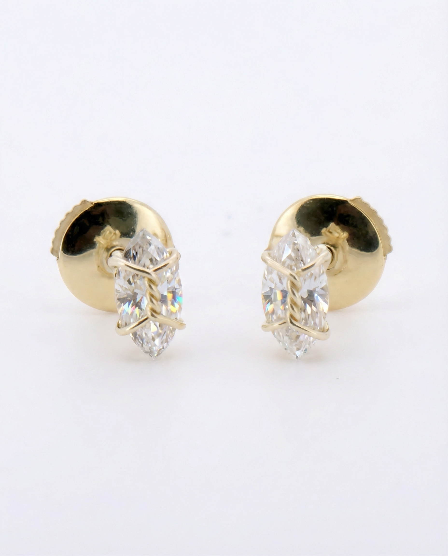 18k Gold Harness Earstuds
