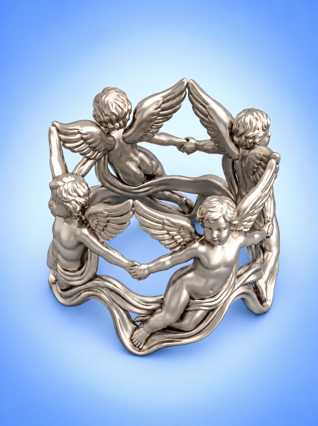 Four Guardian Angels Ring