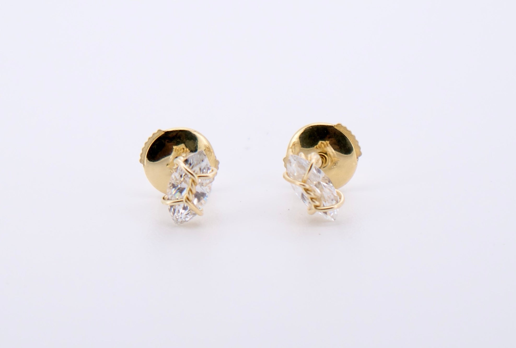 18k Gold Harness Earstuds