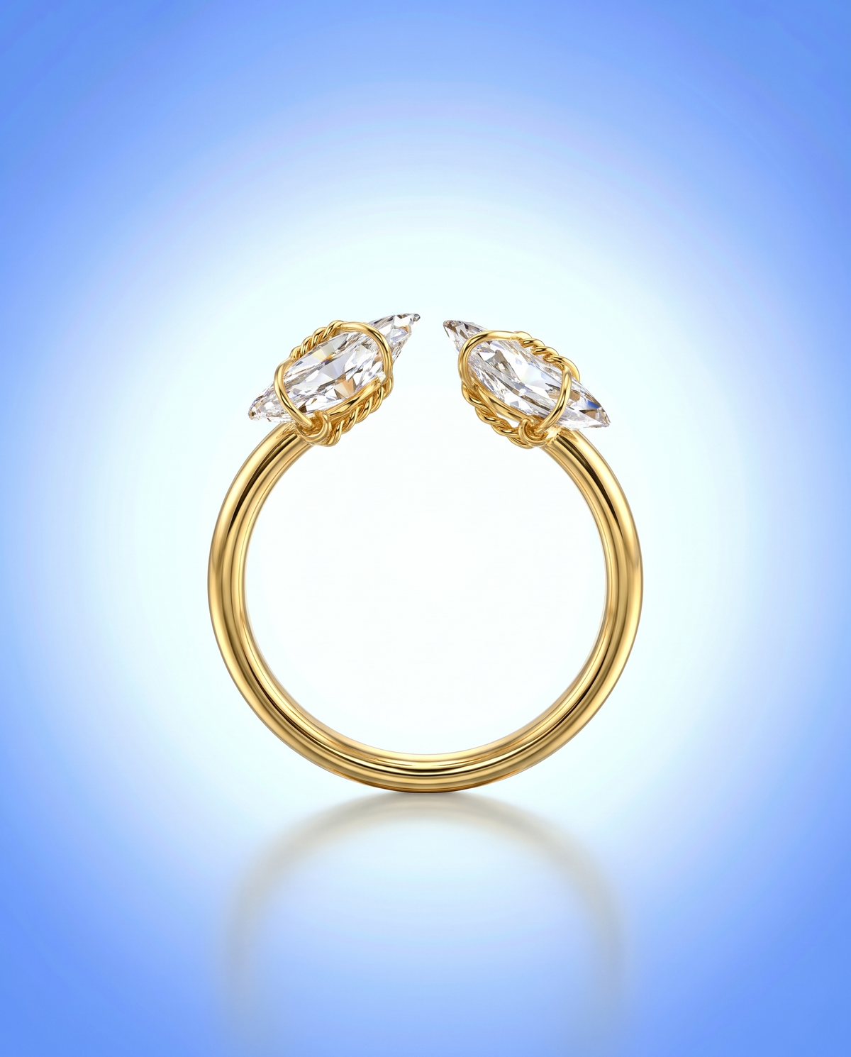 18K Sparkle Ring