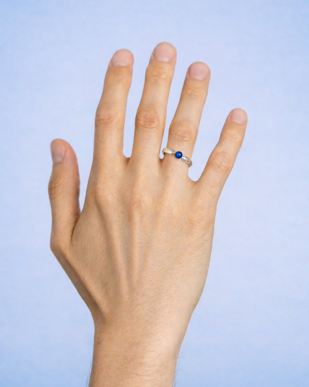 Blue Ball Ring