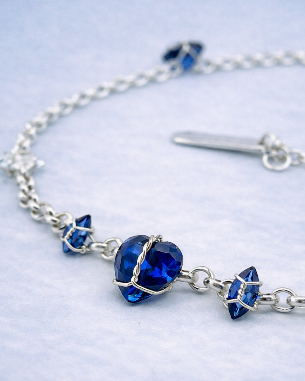 Blue Sapphire Harness Necklace