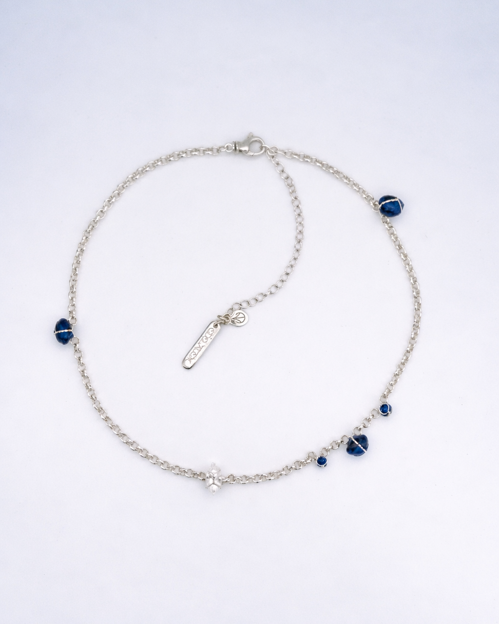 Blue Sapphire Harness Necklace
